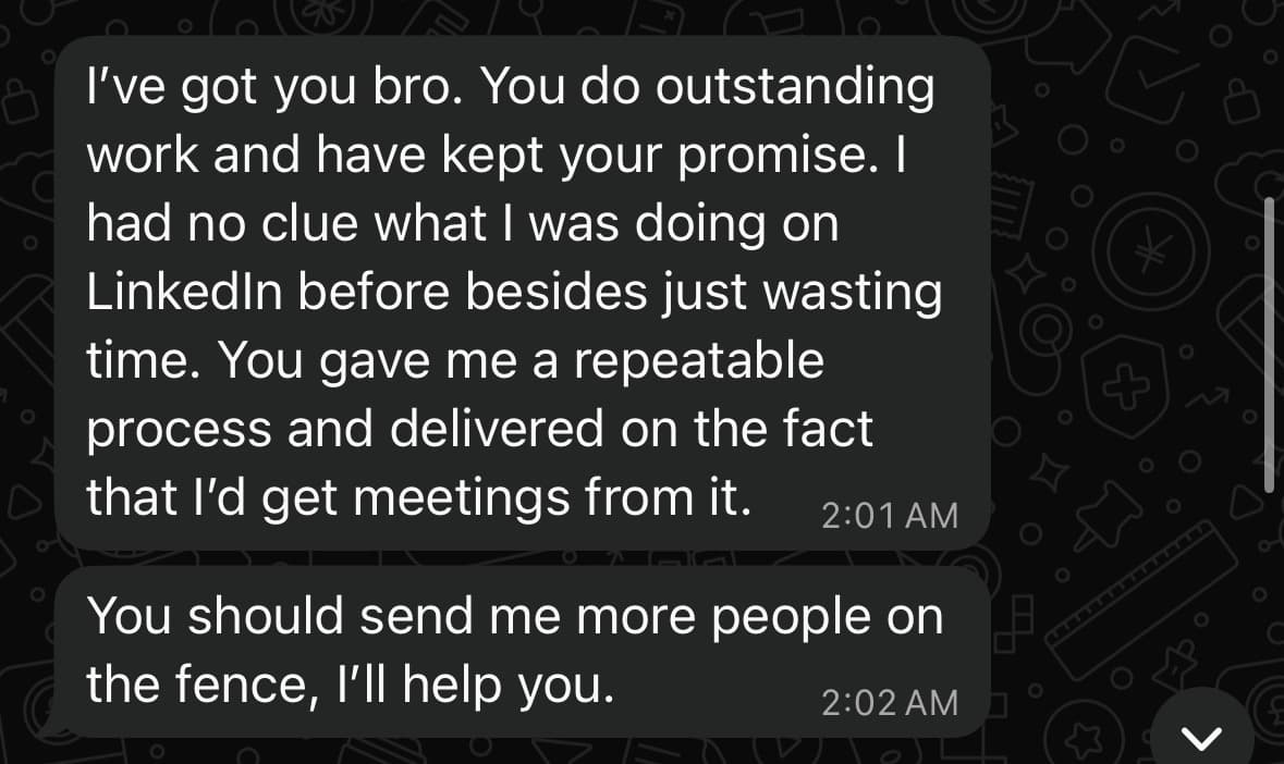 Mike Mahalich message — Jul 23